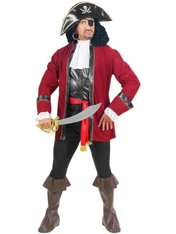 Piraat captain kostuum