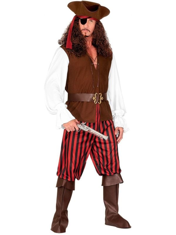 Piraat hoge zeeën kostuum