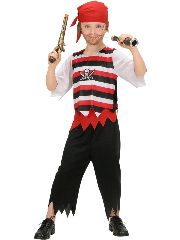 Piraat jongens kostuum