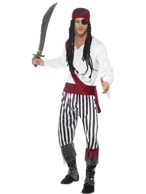 Piraat mannen kostuum