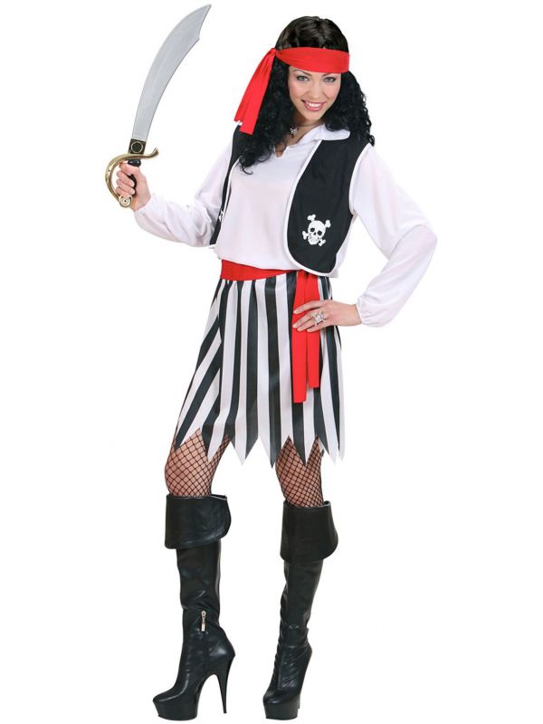 Piraat vrouw kostuum