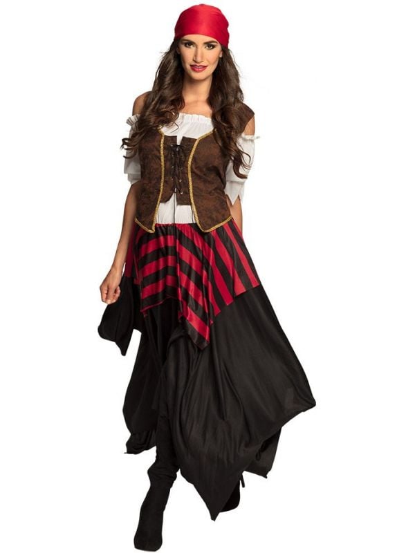 Piraten jurk dames carnaval