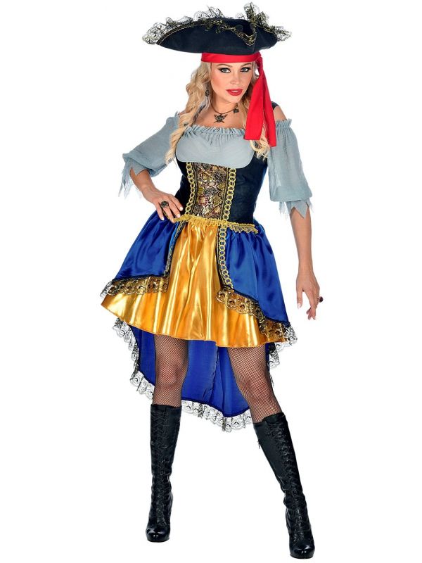 Piraten jurkje dame