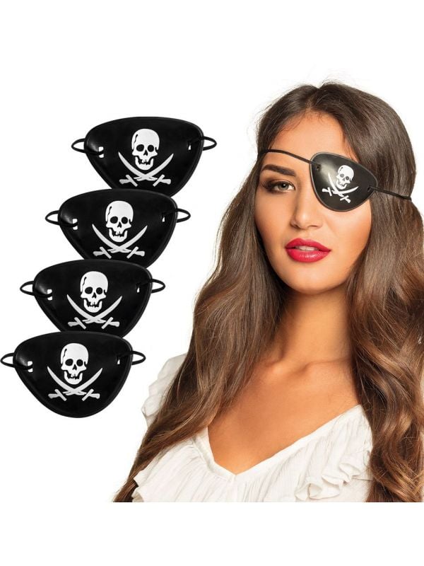 Piraten ooglapjes set