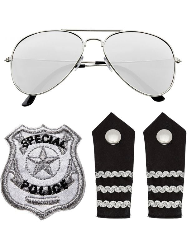 Politie accessoires set