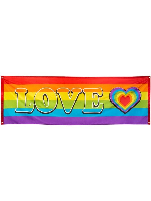 Pride regenboog love banner