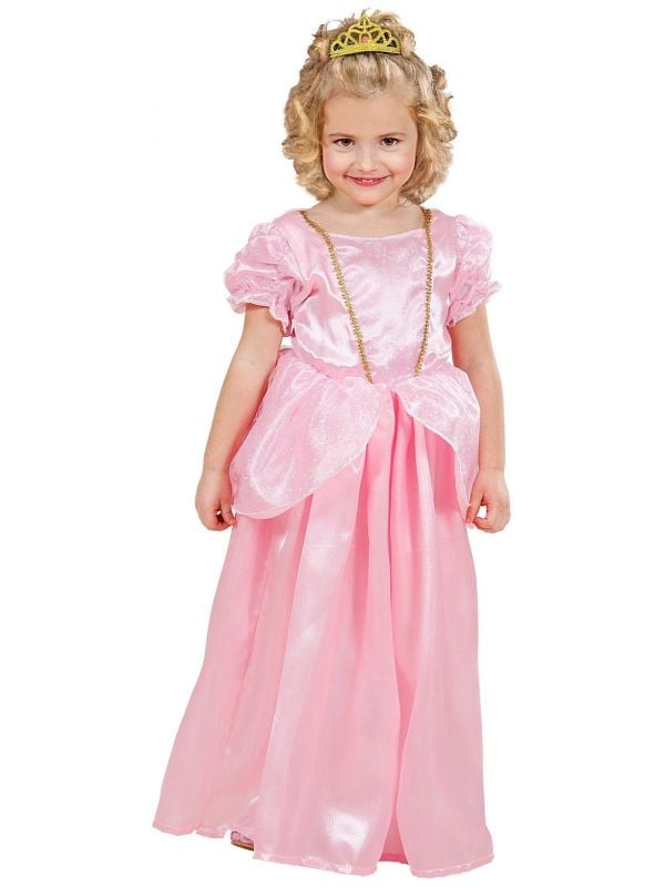 Prinses peach jurk meisje