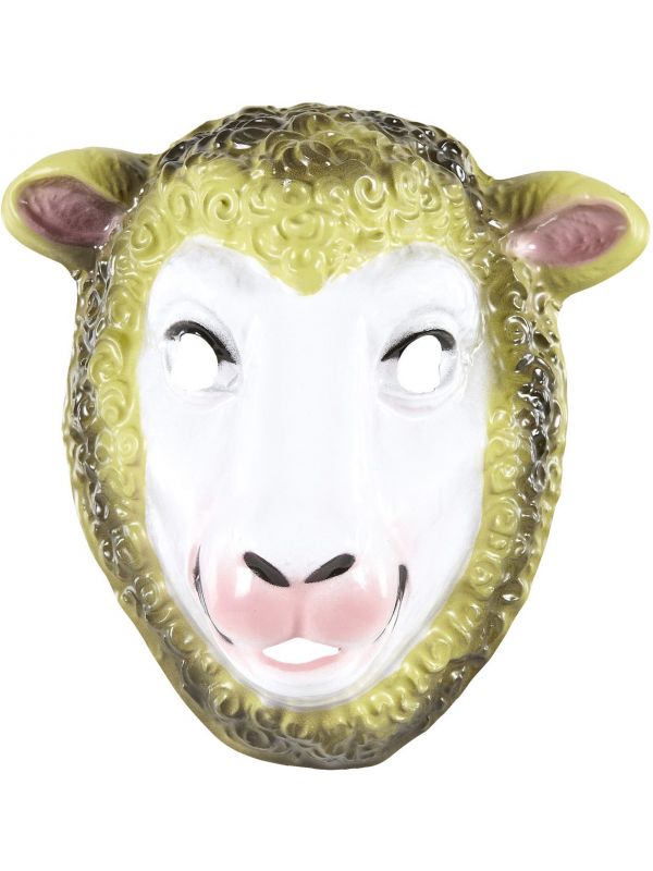 Pvc schapen masker kind