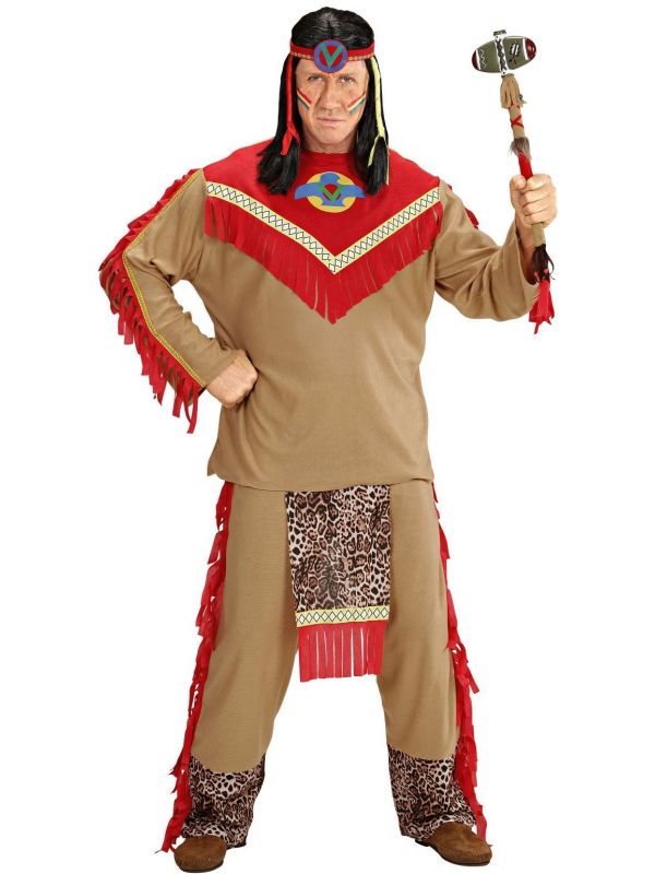 Ragin bull indiaan man kostuum