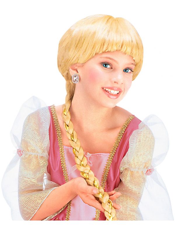 Rapunzel pruik blond