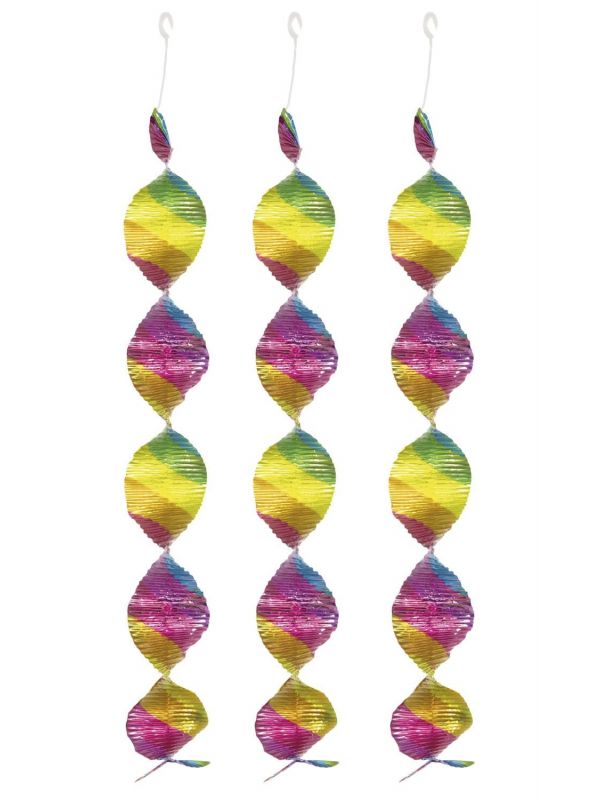 Regenboog spiraal swirl decoratie