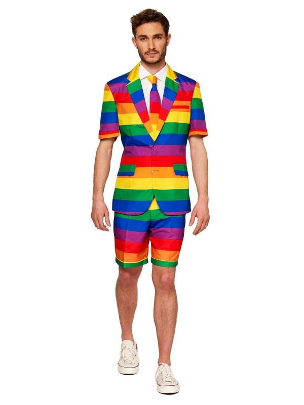 Regenboog Suitmeister zomer kostuum