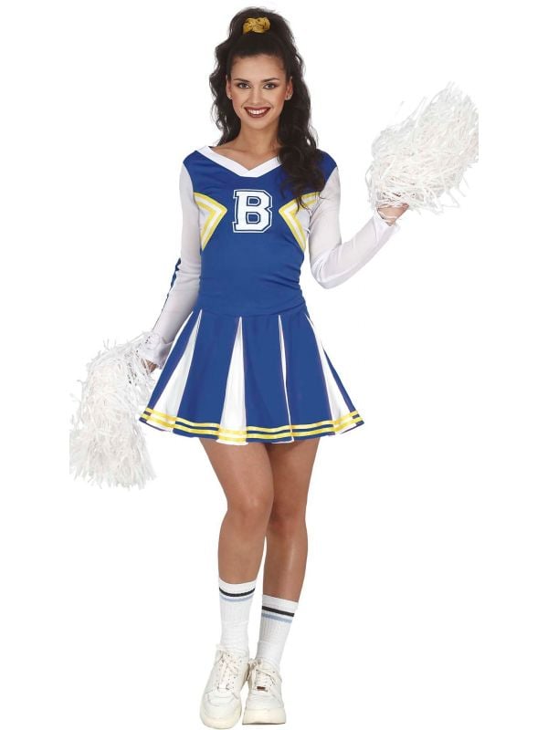 Riverdale blauwe cheerleader jurkje