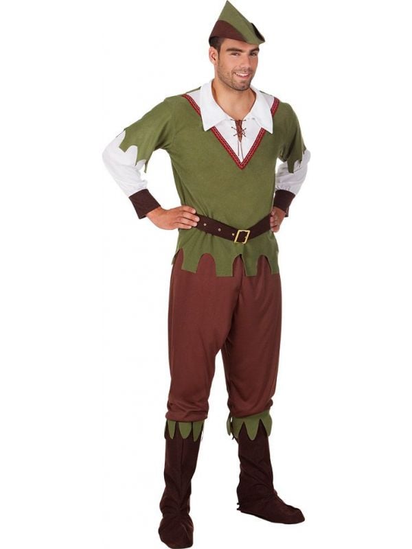 Robin Hood jager kostuum man