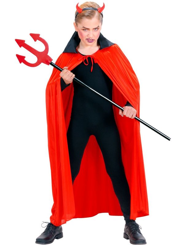 Rode duivel kinder cape