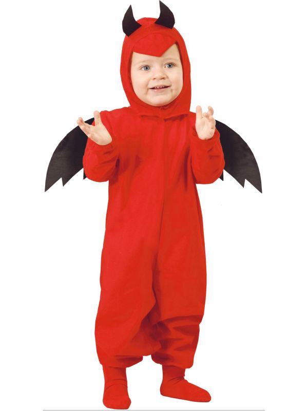 Rode duivel kostuum baby
