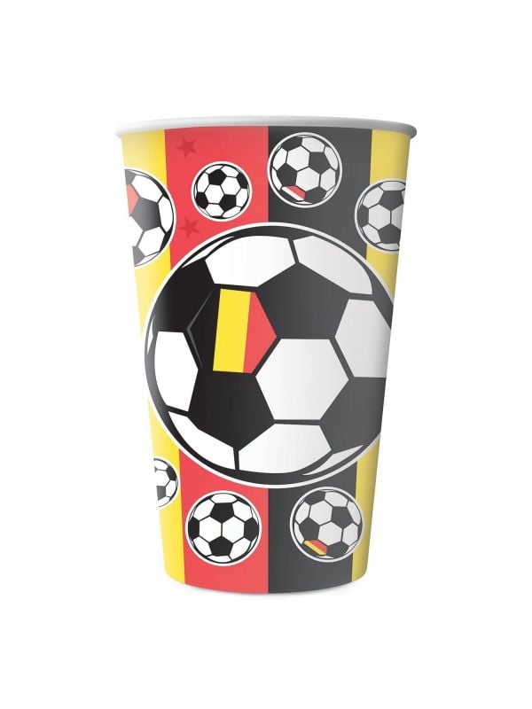 Rode duivels voetbal België bekers 8 stuks