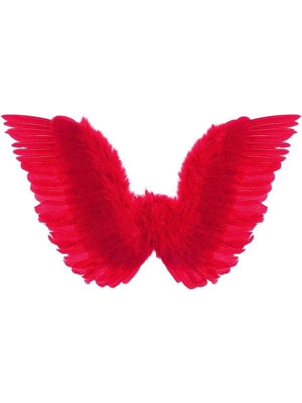 Rode geveerde vleugels