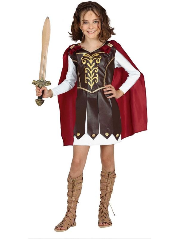 Romeinse gladiator kostuum meisje