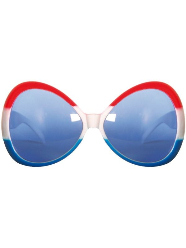 Rood wit blauw Nederland feestbril