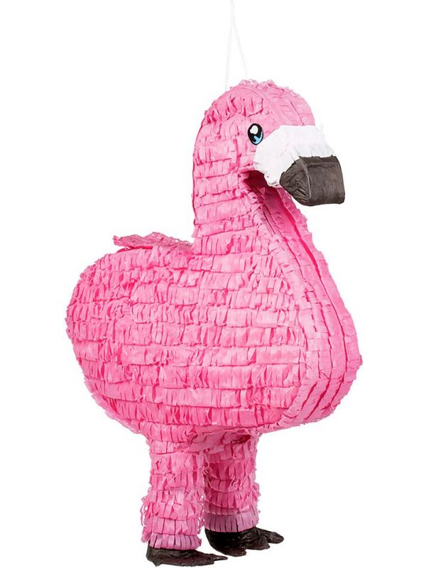 Roze flamingo piñata