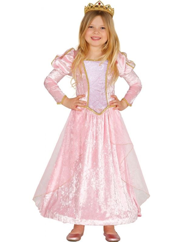 Roze prinsesjes jurk