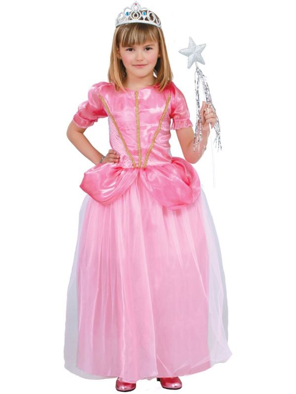 Roze prinsessenjurk kind