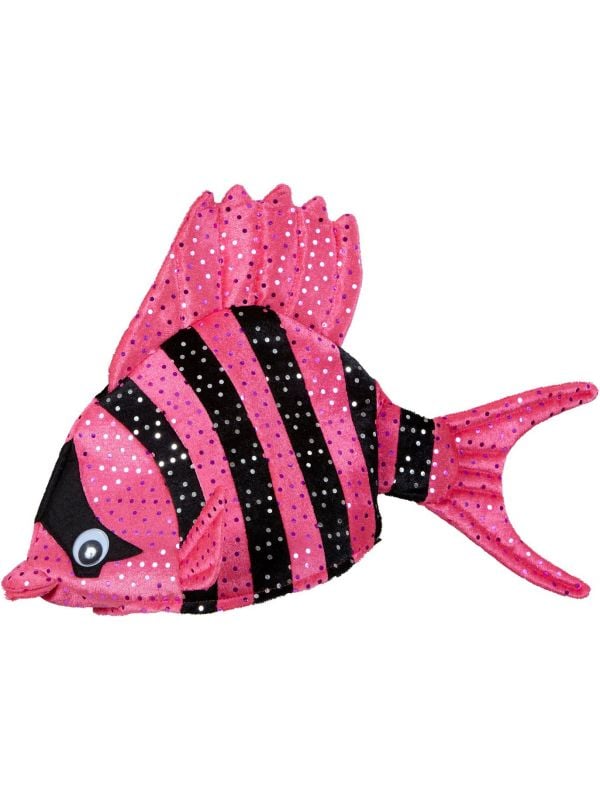 Roze tropische vis hoed