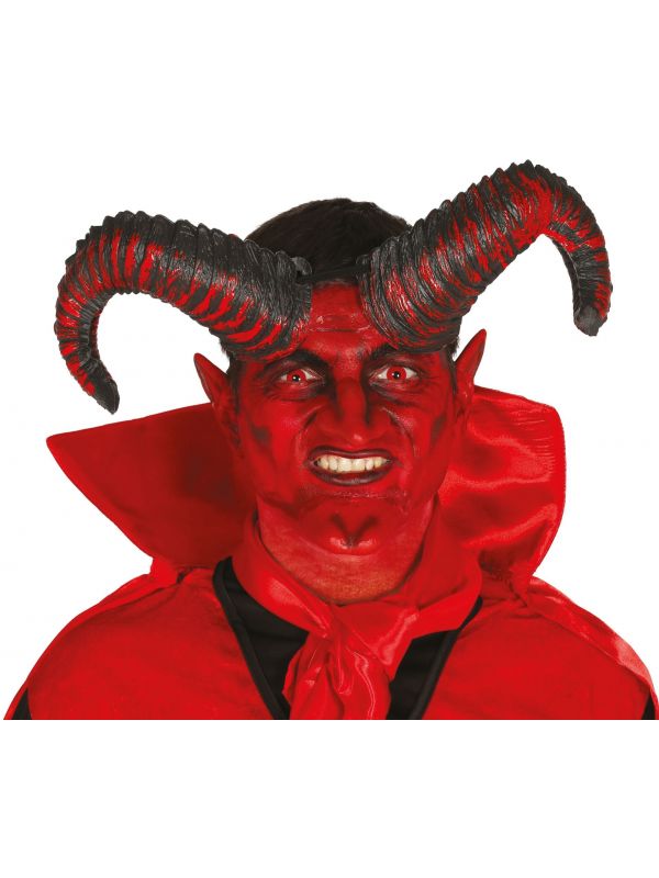 Satan duivel hoorn