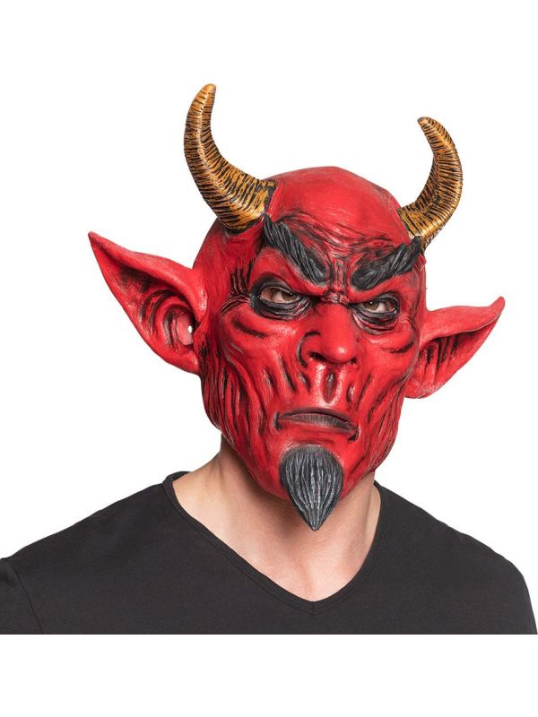 Satan duivel masker rood