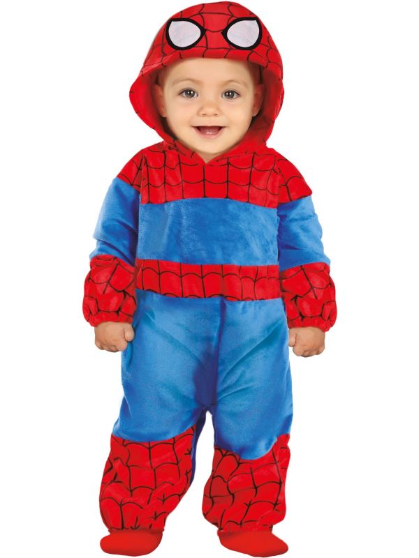 Schattig spiderman kostuum baby