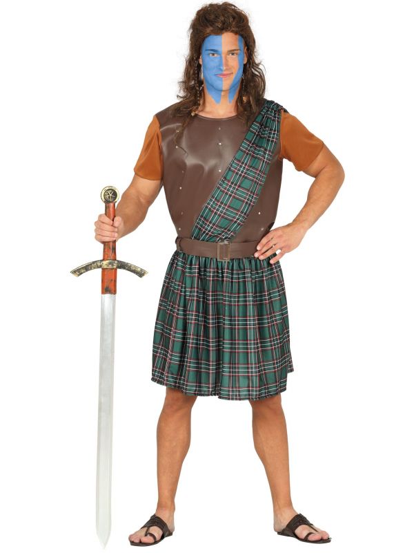 Schotse strijder kostuum