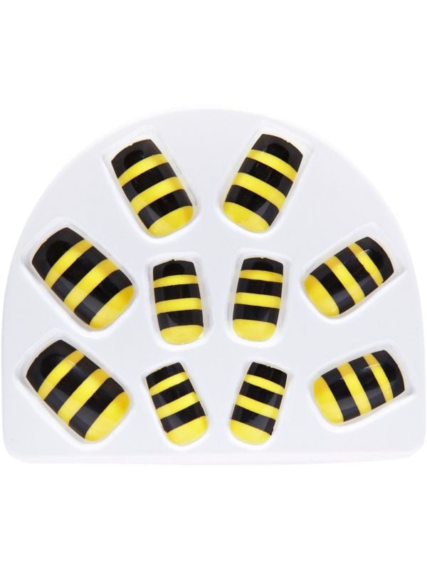Set van 10 bijen nagels