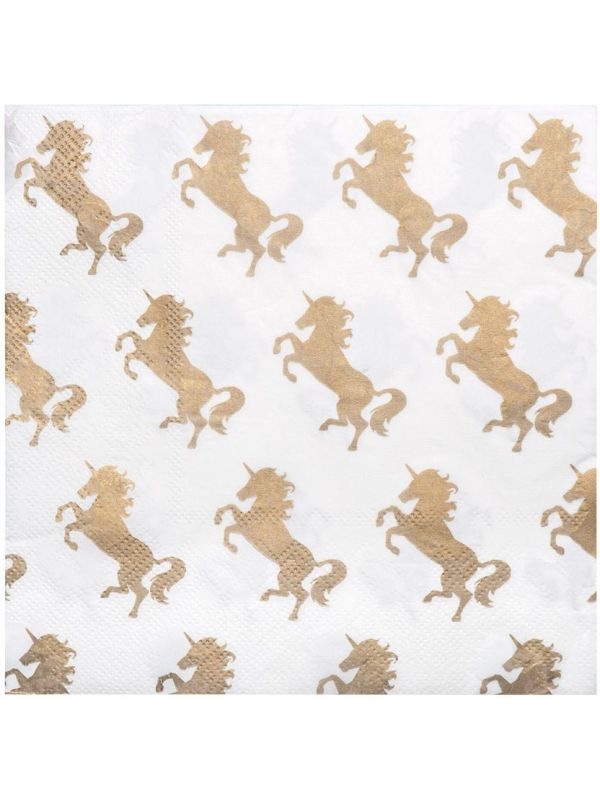 Set van 20 Unicorn papieren servetten