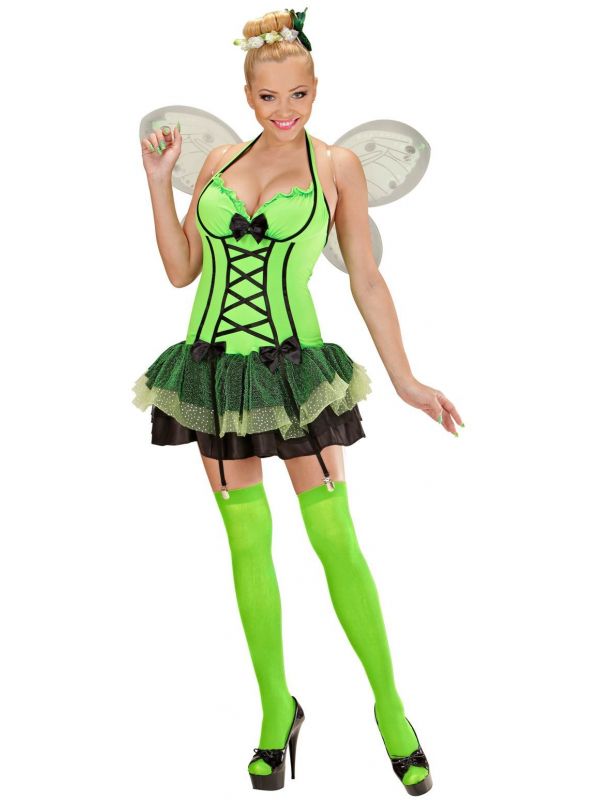 Sexy groene vlinder kostuum