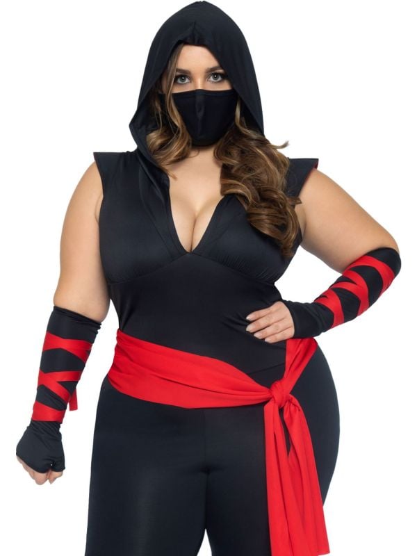 Sexy ninja pak carnaval plus size