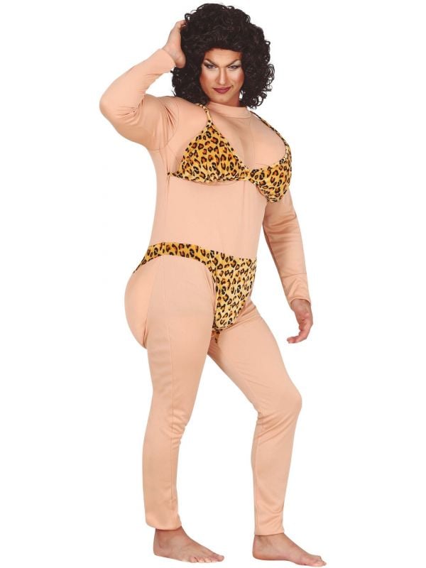 Sexy panter diva drag queen kostuum