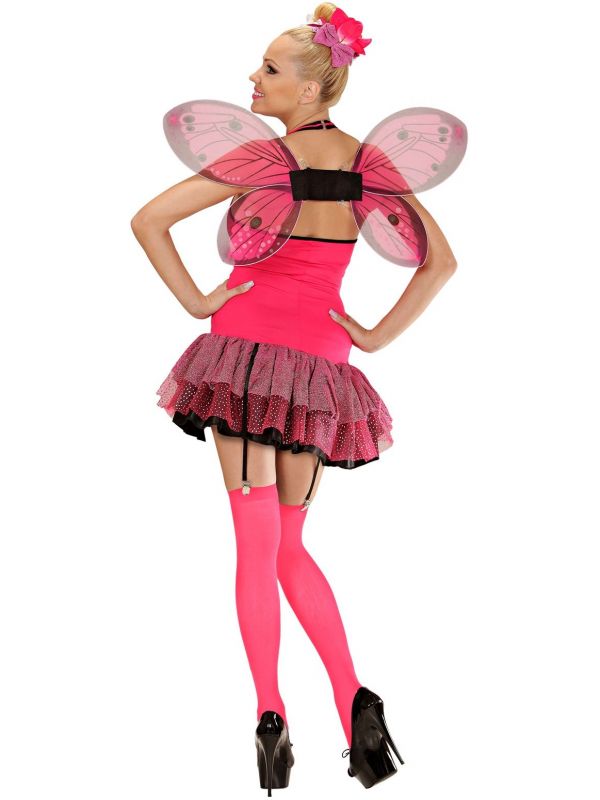broeden Reserveren Geniet Sexy roze vlinder kostuum | Carnavalskleding.nl
