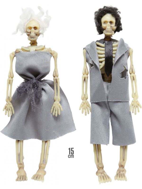 Skelet echtpaar decoratie