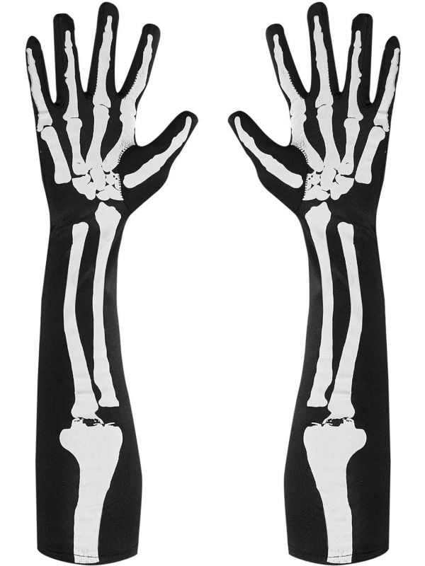 Skelet handschoenen One-size-volwassenen