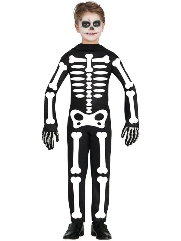 Skelet kostuum kinderen