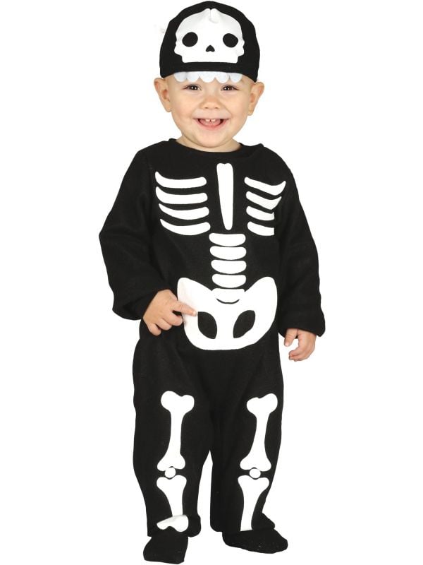 Skelet onesie baby