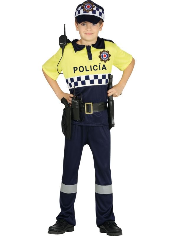 Spaans politie kostuum kind