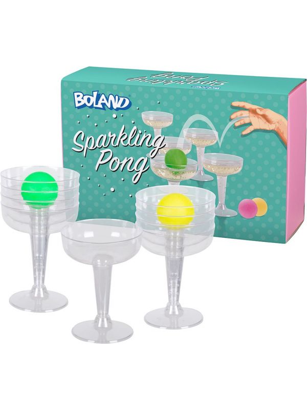 Sparkling pong drank spelletje