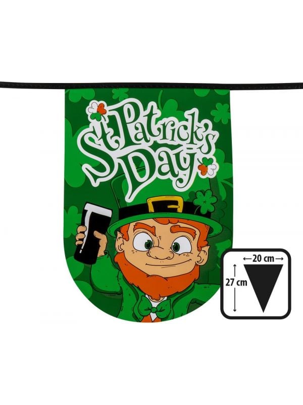 St. Patricksday themafeest vlaggenlijn