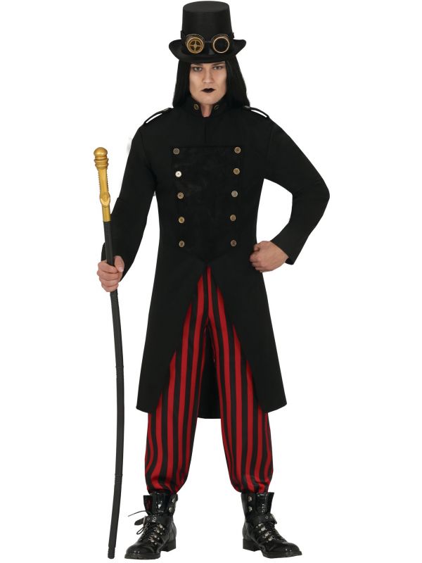 Steampunk gothic outfit man