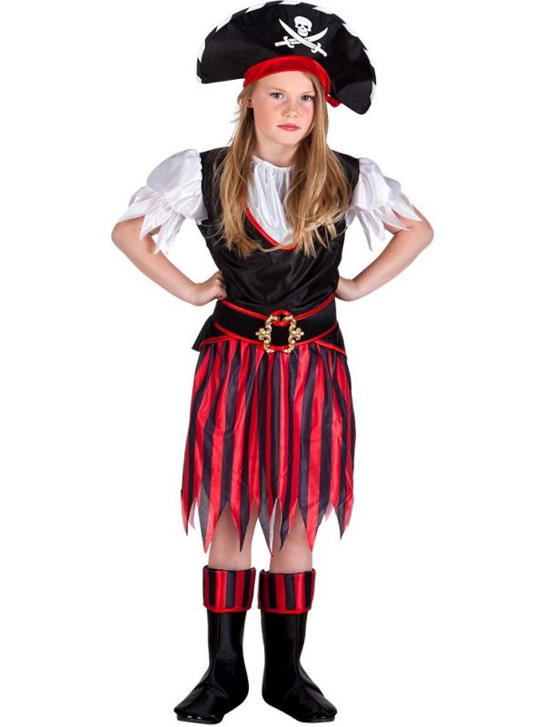 Stoere piraat Annie kostuum kind