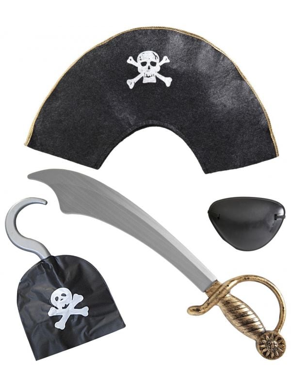 Stoere piraten accessoire set