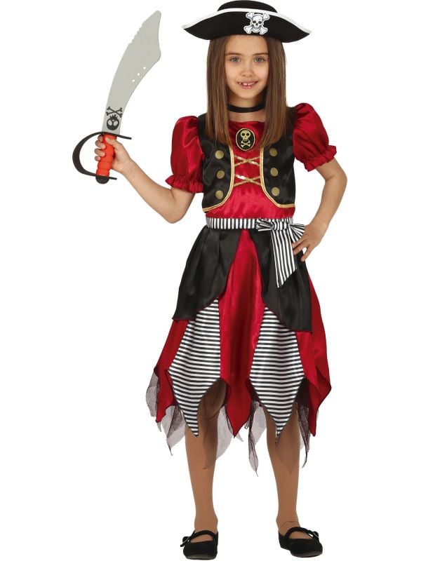 Stoere piraten jurk meisjes