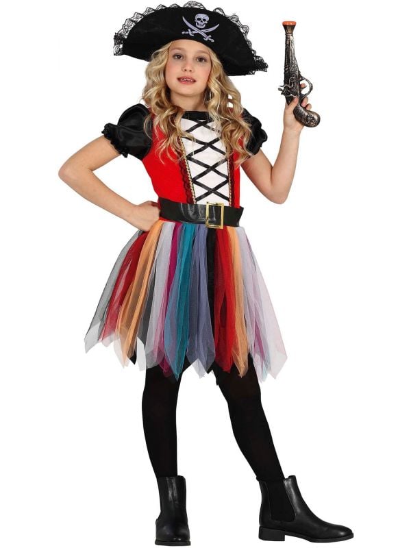 Stoere piraten jurk met tutu meisje